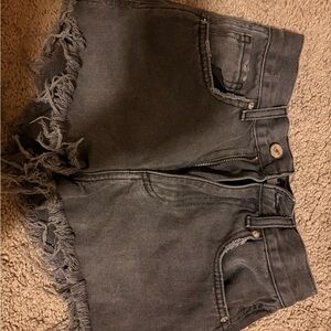 Forever 21 Charcoal Jean Shorts